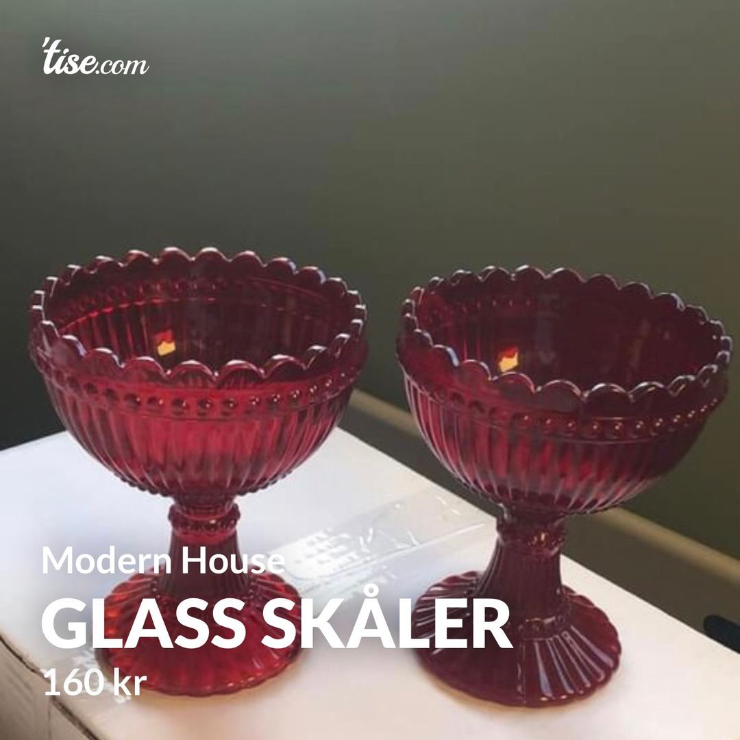 Glass skåler