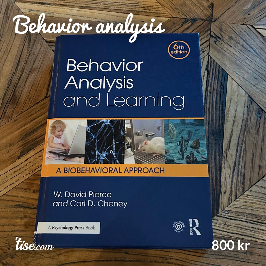 Behavior analysis