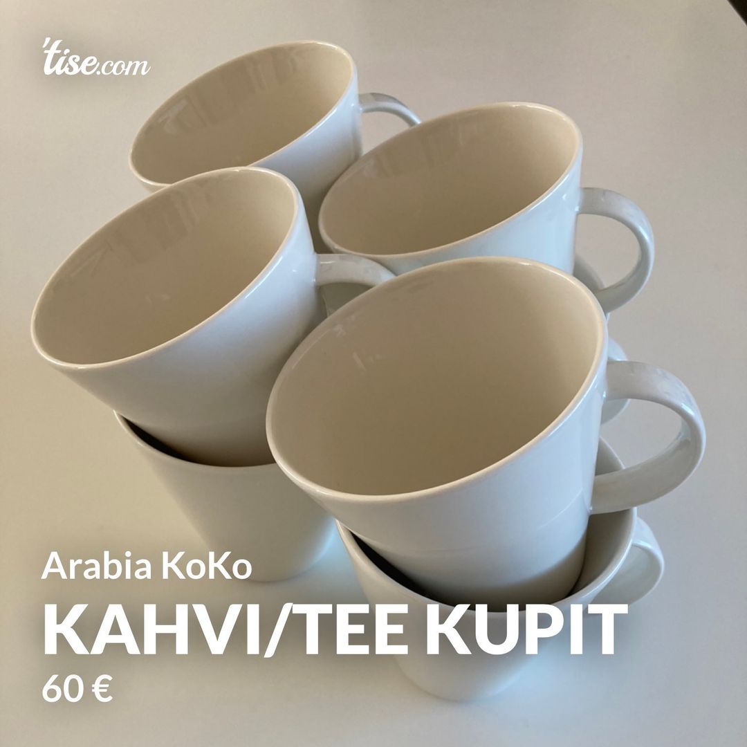 Kahvi/tee kupit