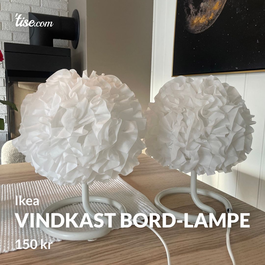 Vindkast bord-lampe