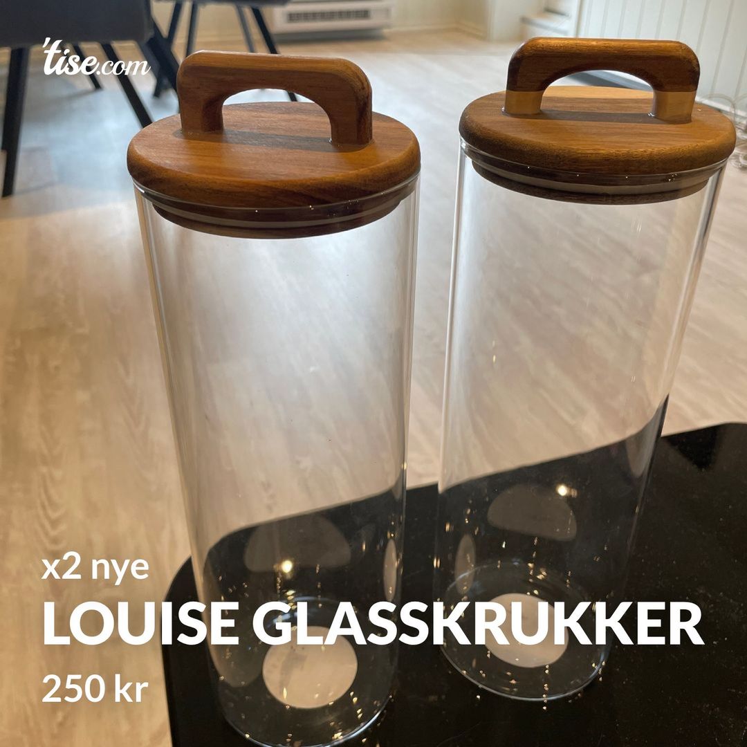 Louise glasskrukker