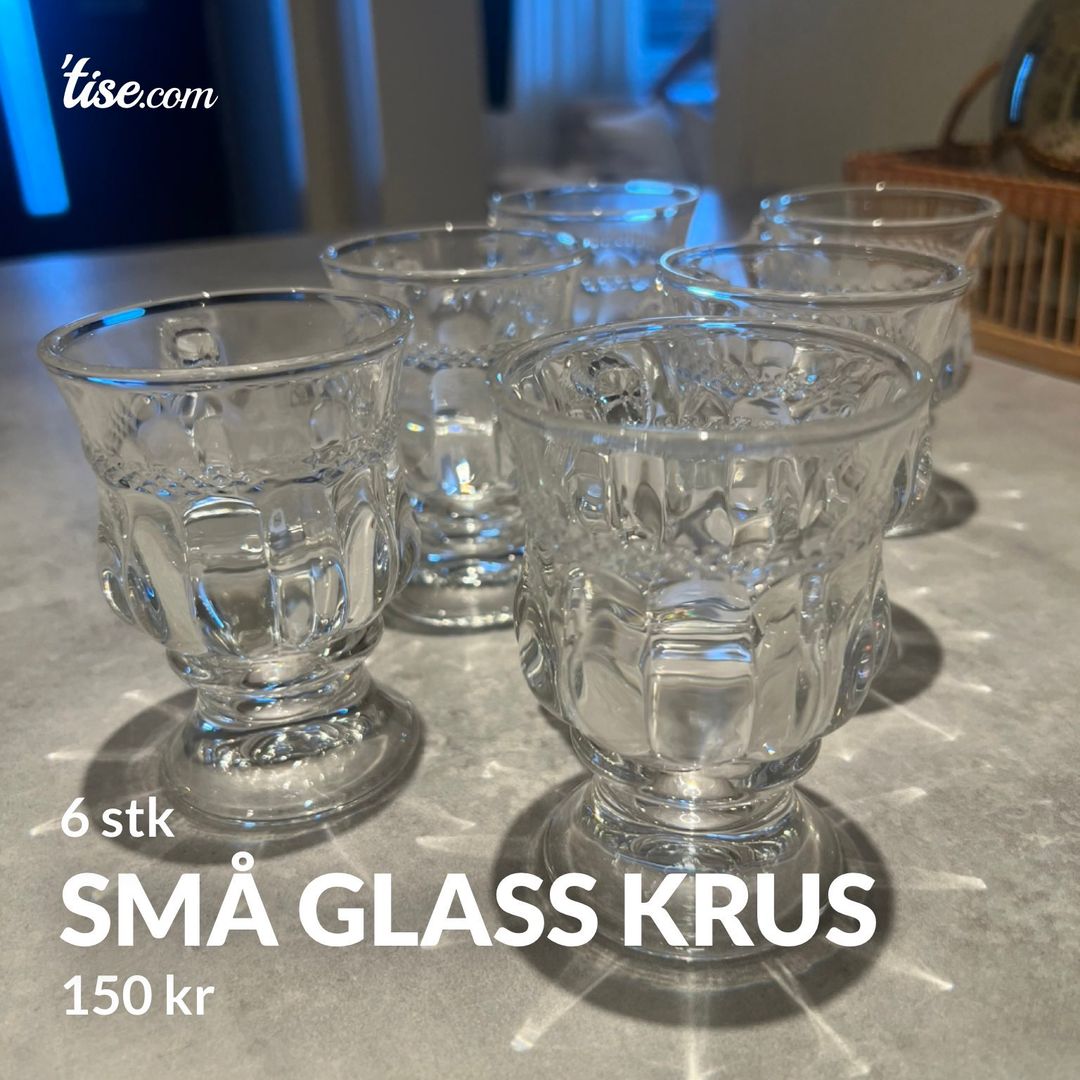 Små glass krus