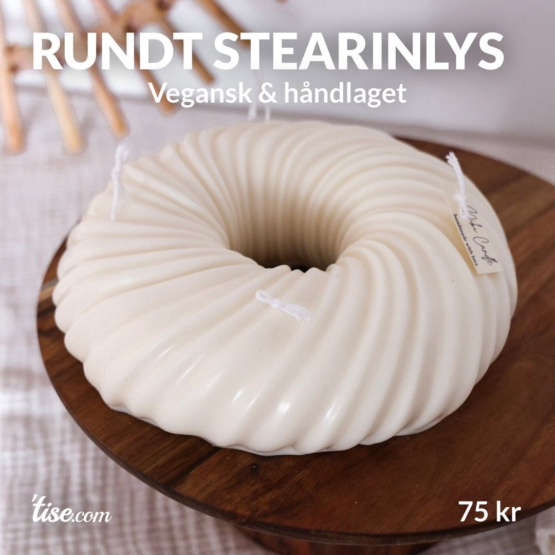 Rundt Stearinlys