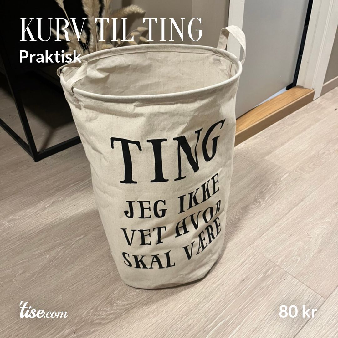 Kurv til ting