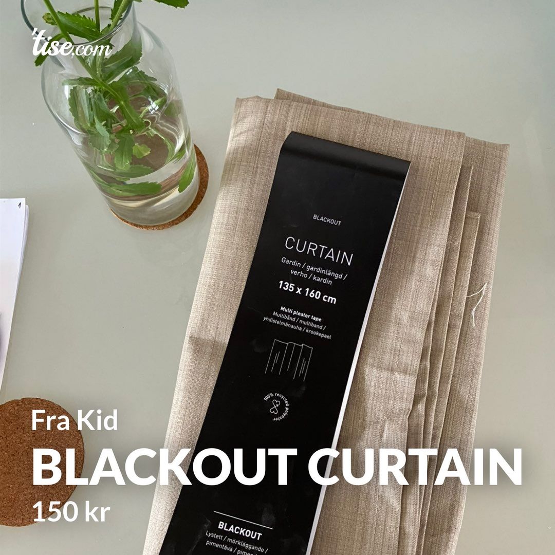 Blackout curtain