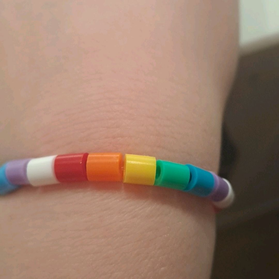 Regnbue Armbånd