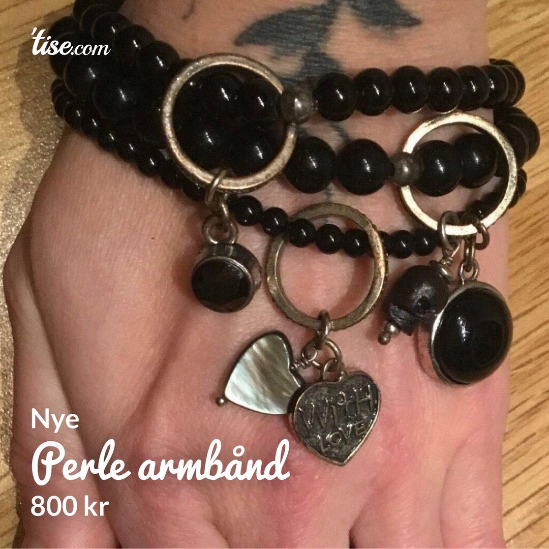 Perle armbånd