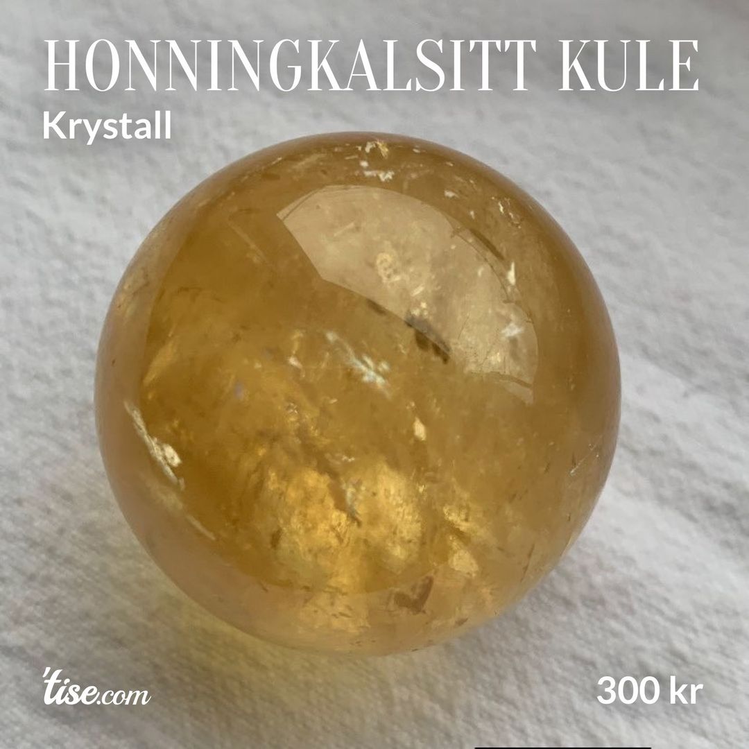 Honningkalsitt kule