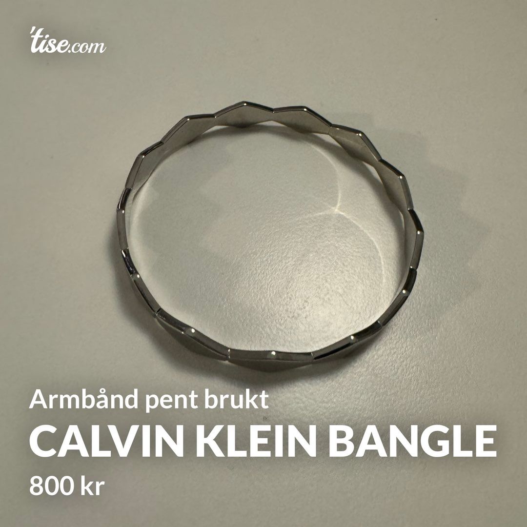 Calvin klein bangle