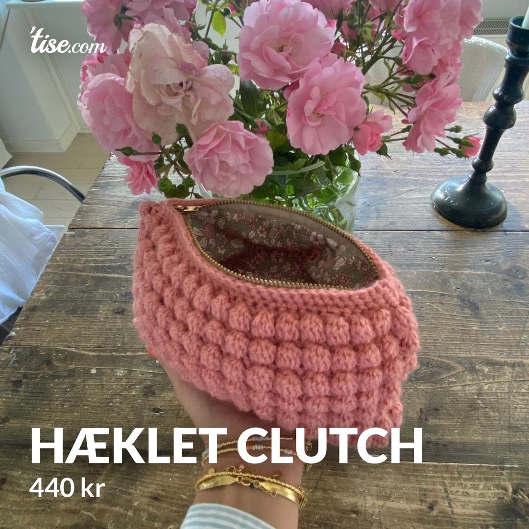 Hæklet clutch