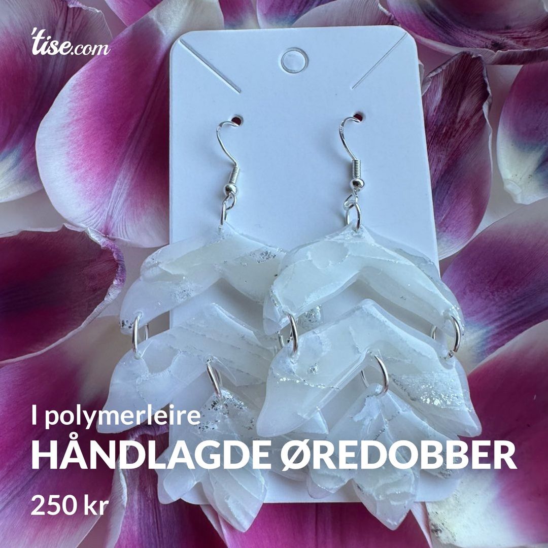 Håndlagde øredobber