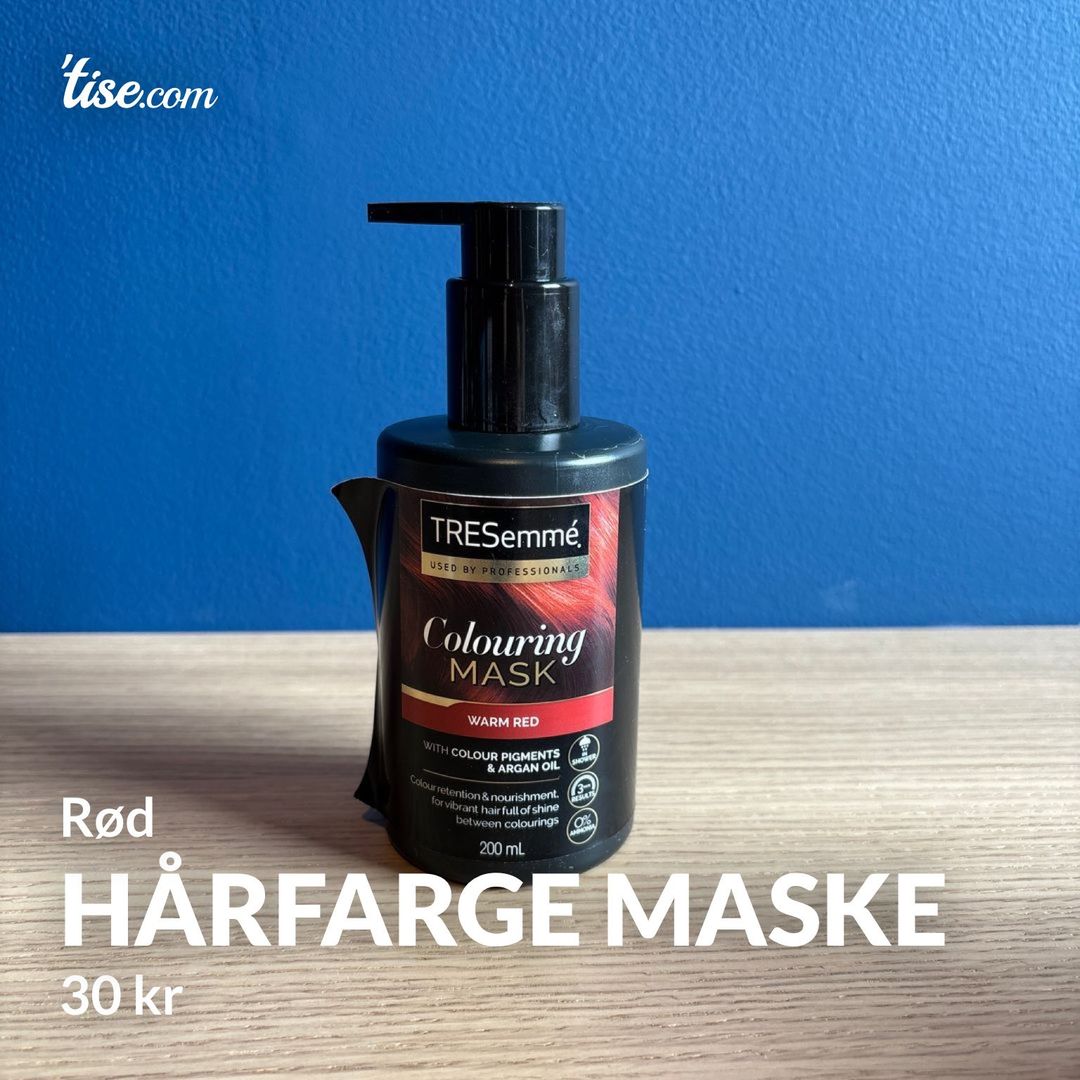 Hårfarge maske