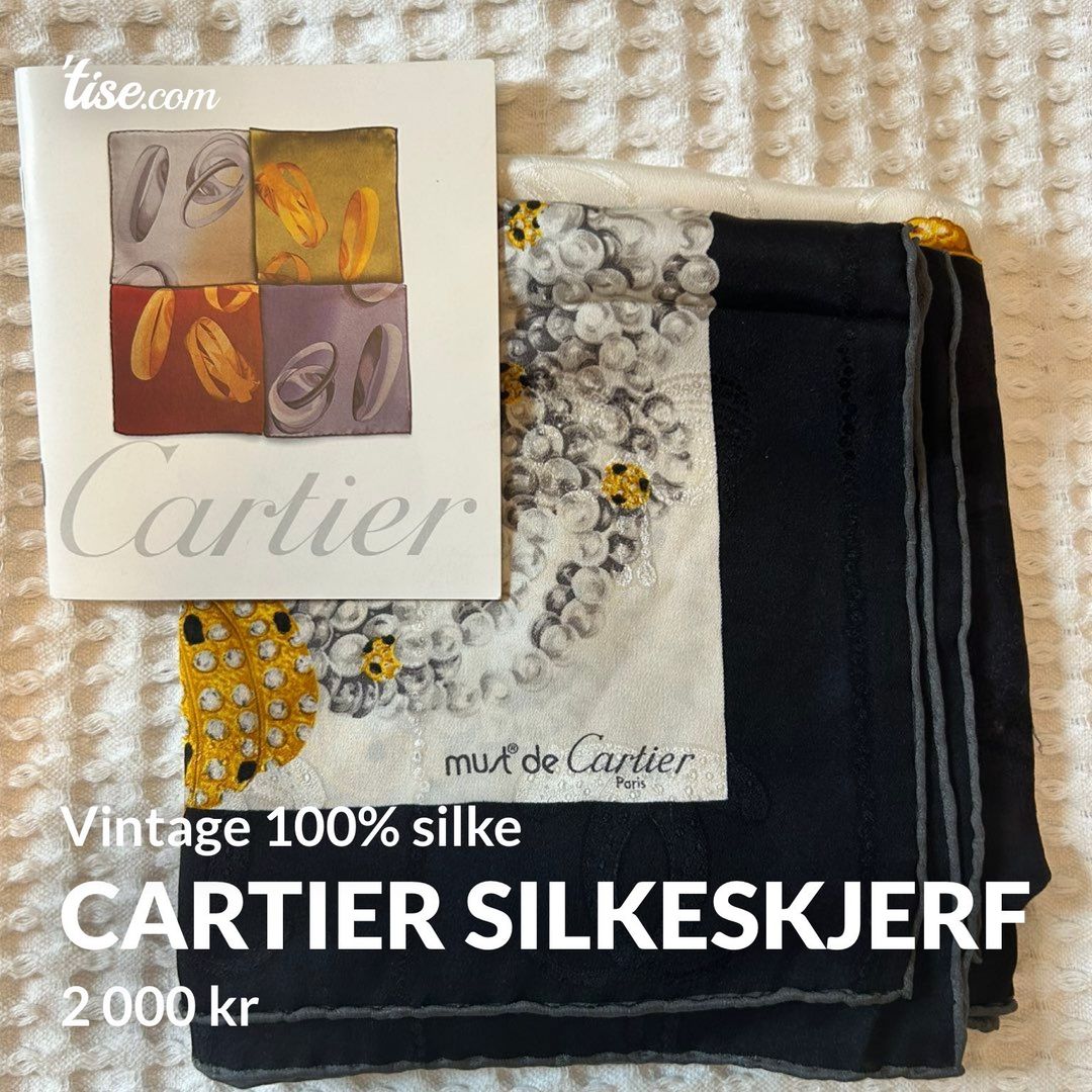 Cartier silkeskjerf