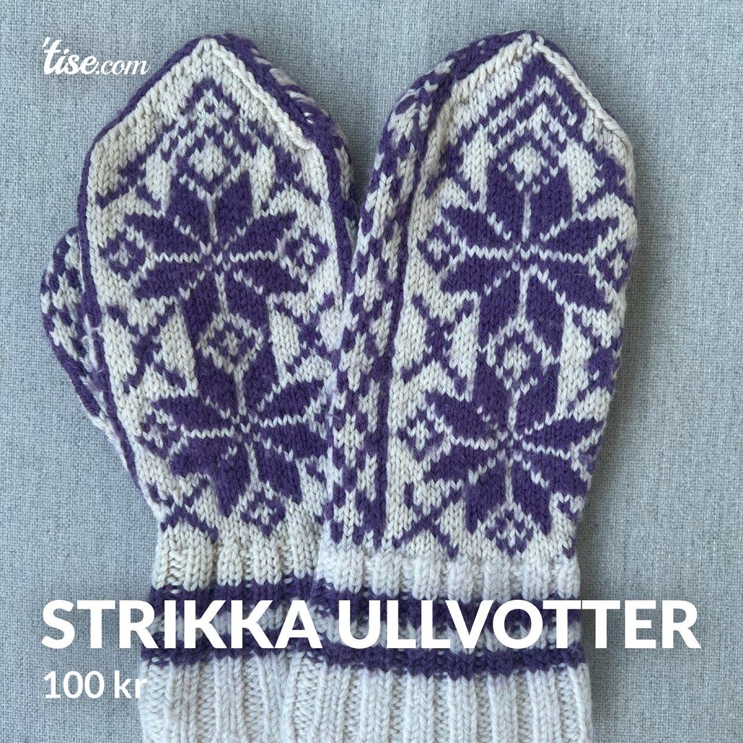 Strikka ullvotter