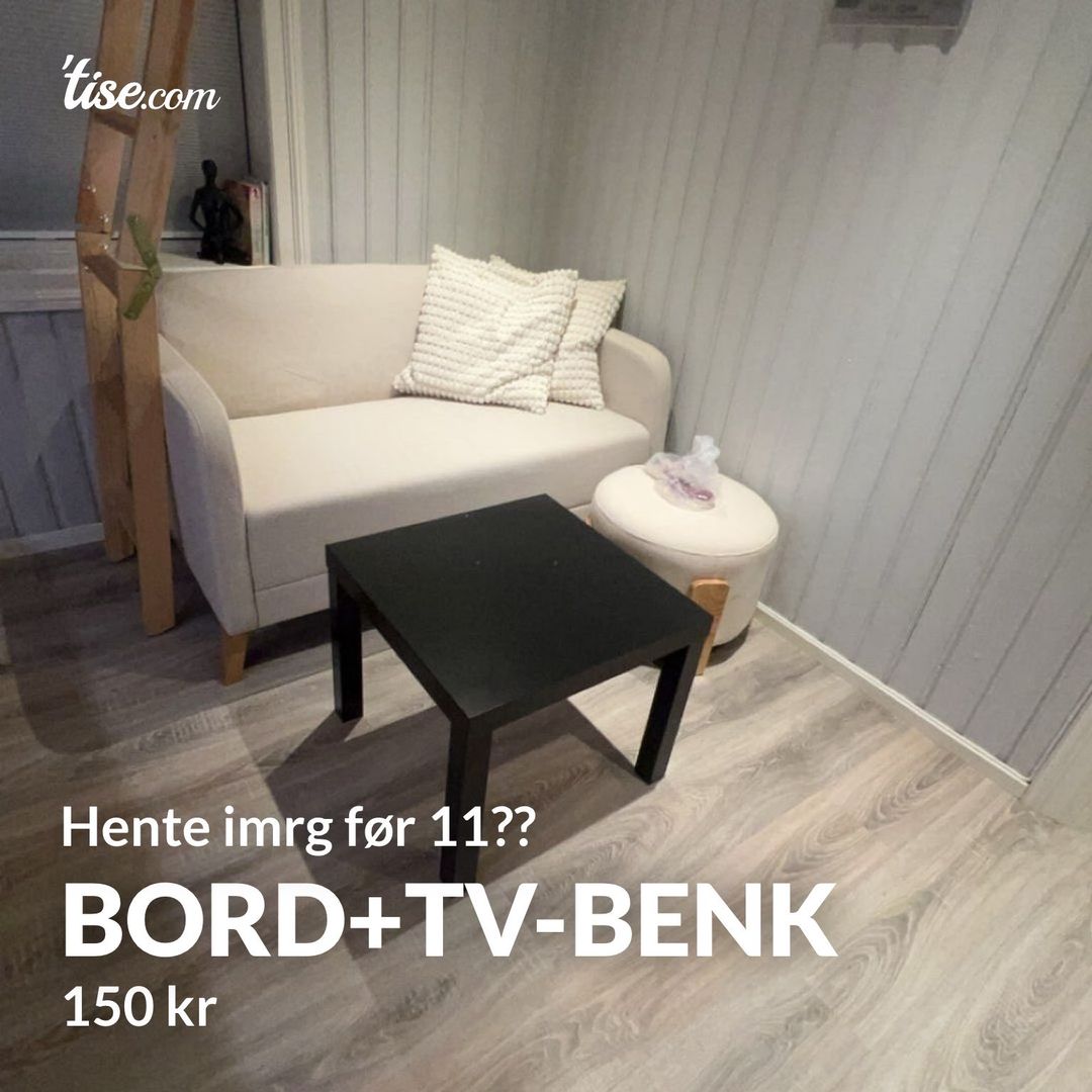 Bord+tv-benk