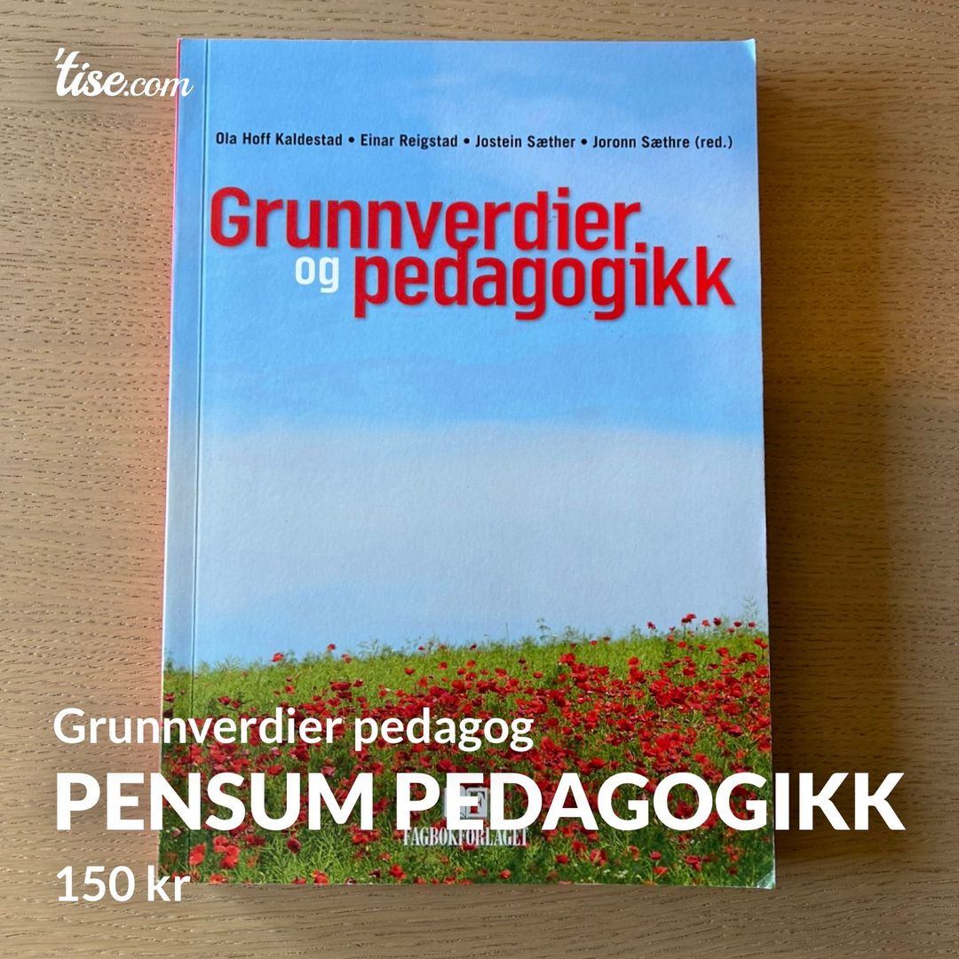 Pensum Pedagogikk