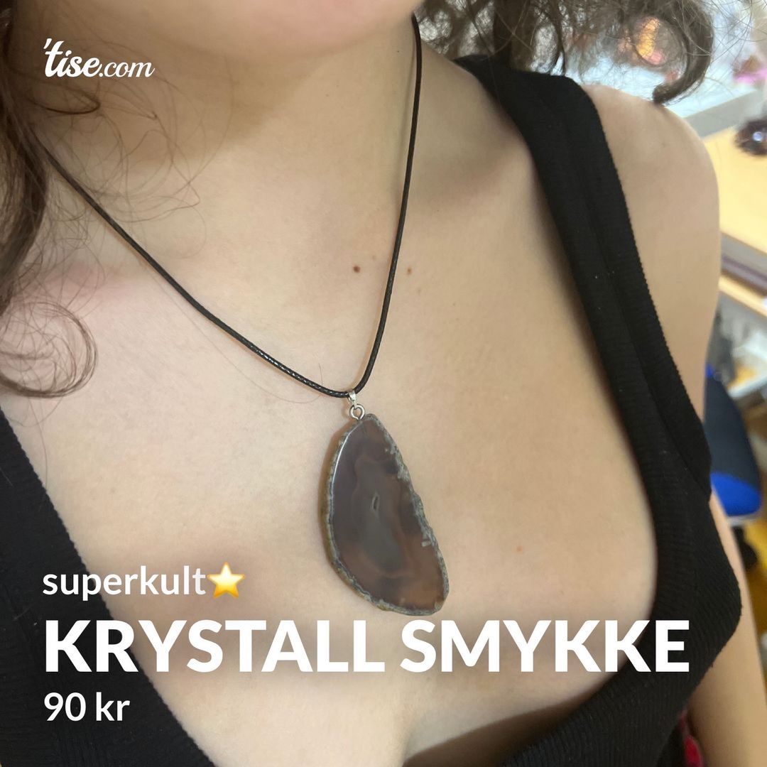 krystall smykke