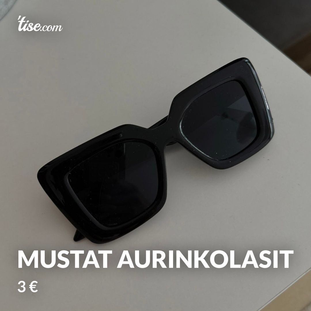 Mustat aurinkolasit