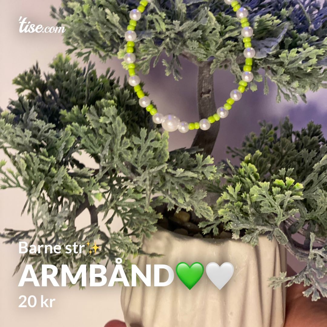 Armbånd💚🤍