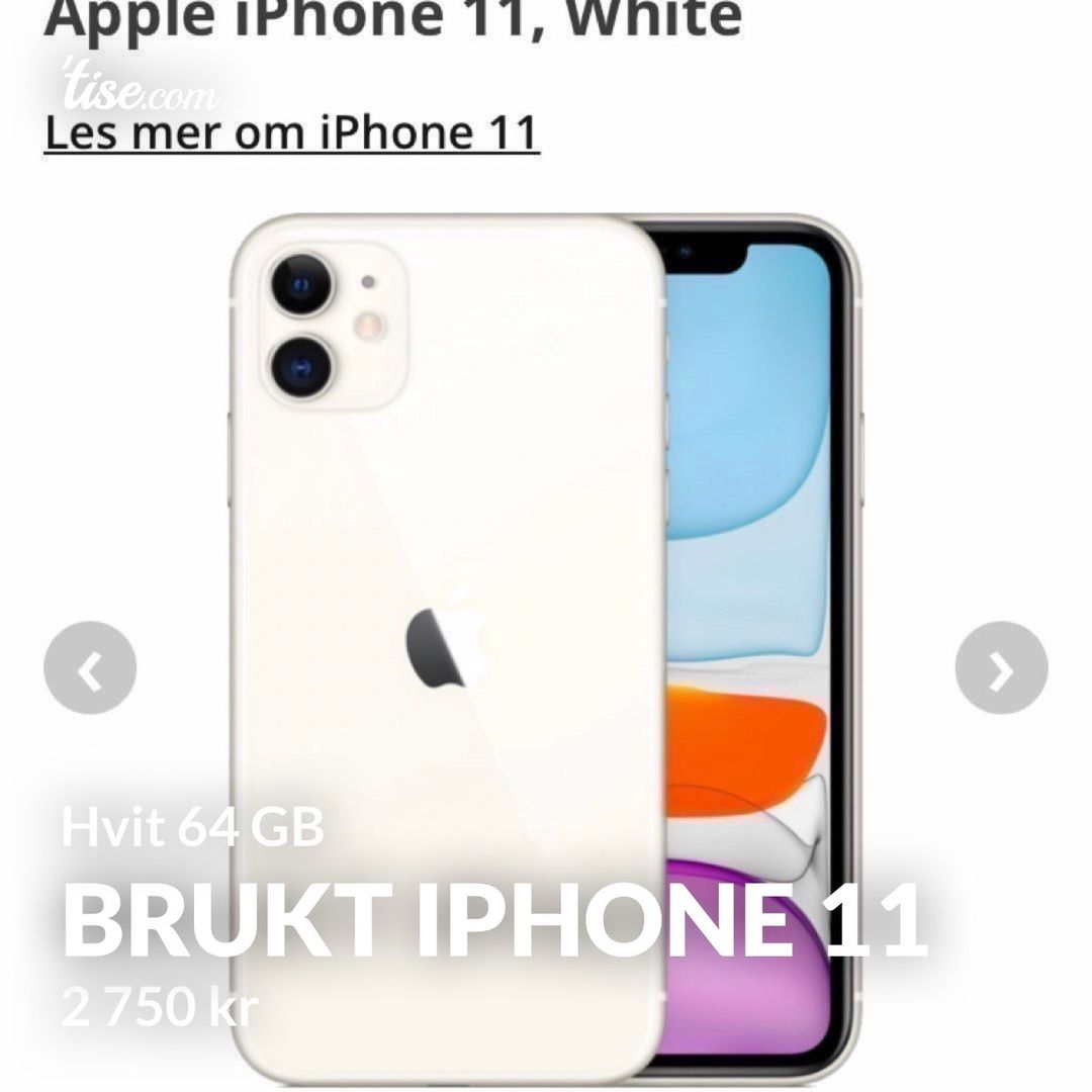 Brukt Iphone 11