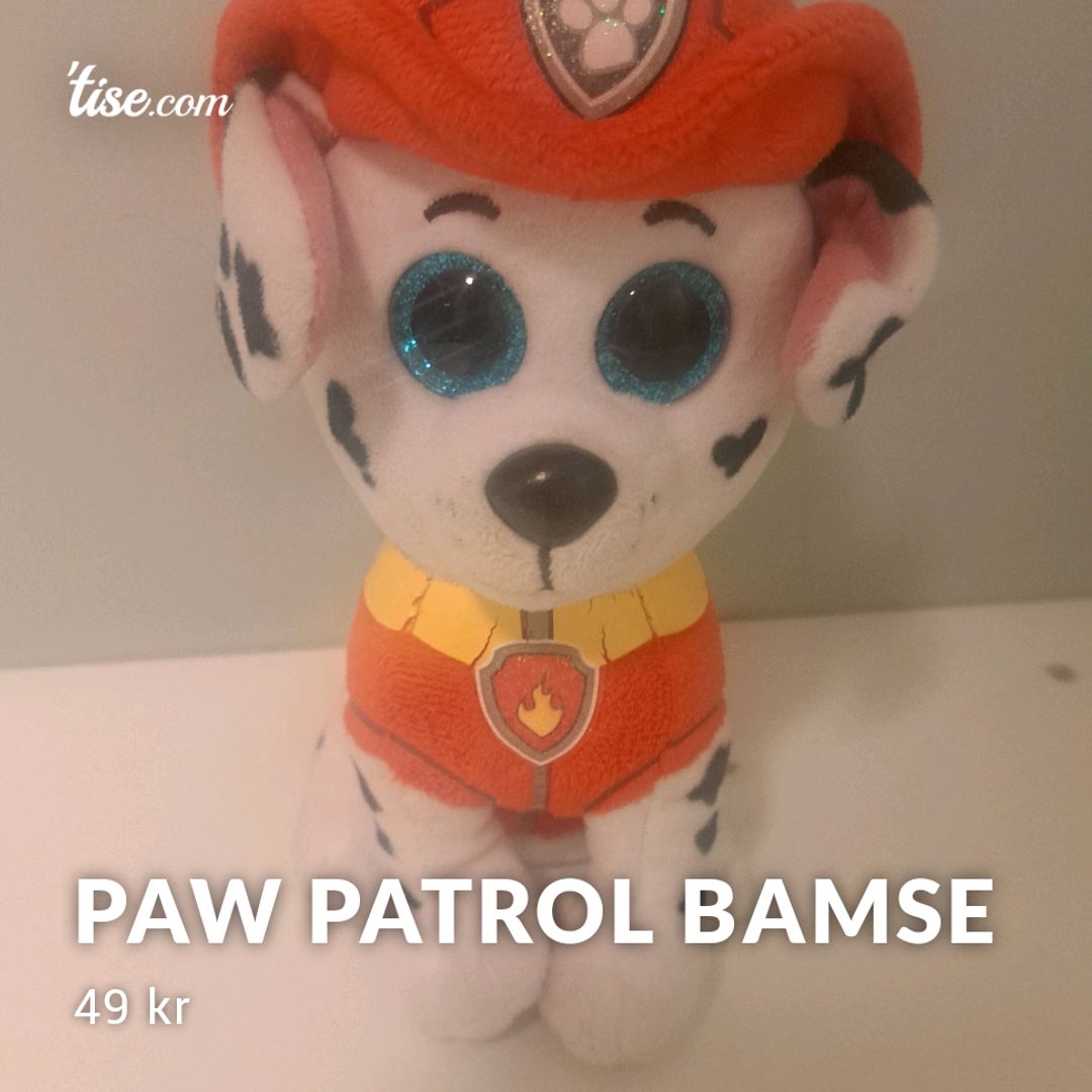 Paw Patrol Bamse