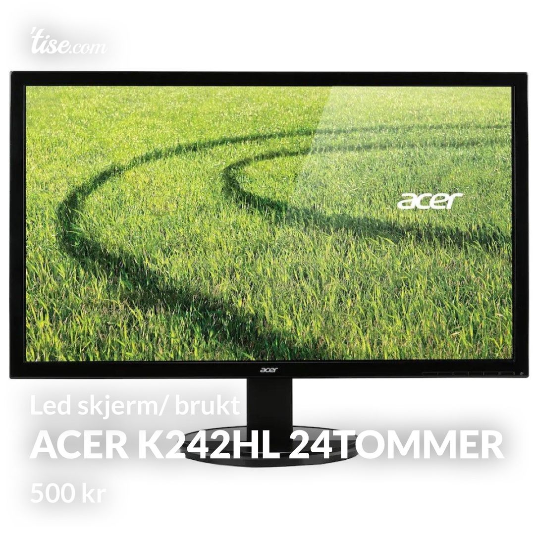 Acer k242HL 24tommer