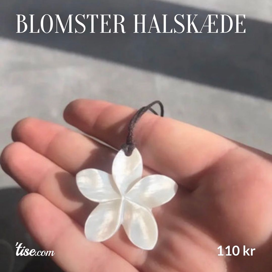 Blomster halskæde