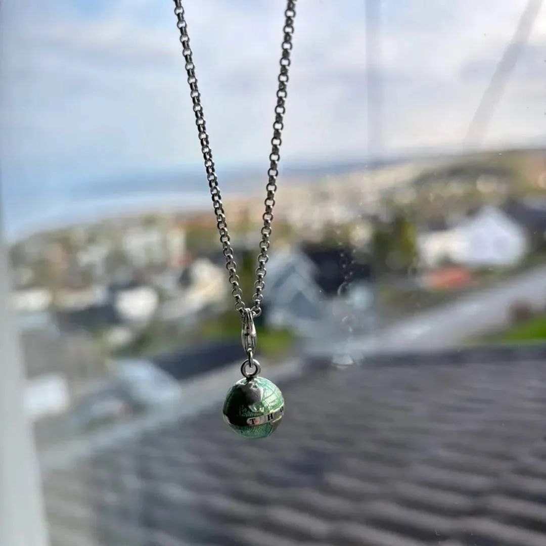 Globe necklace