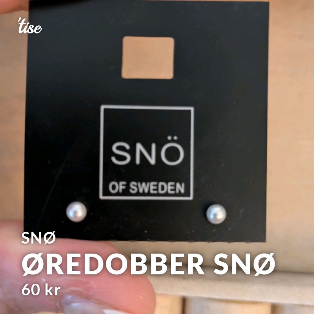 Øredobber SNØ