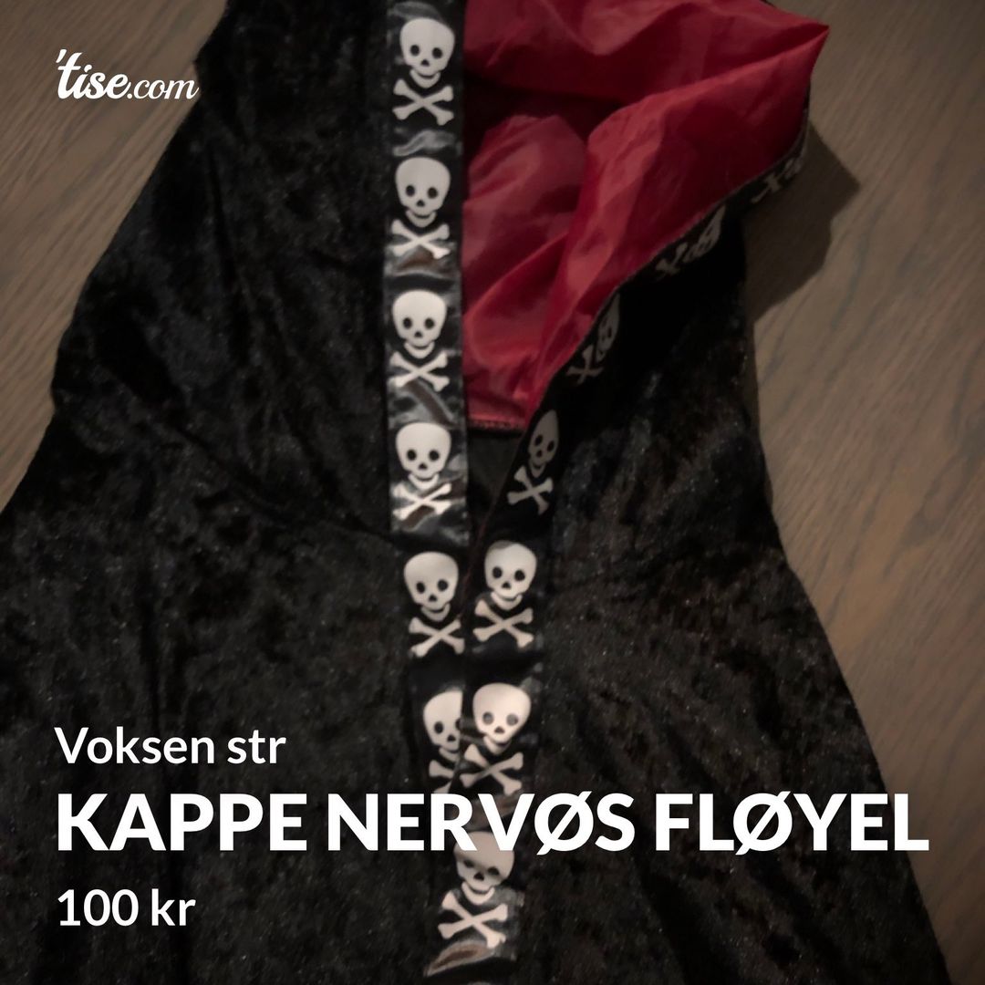 Kappe nervøs fløyel