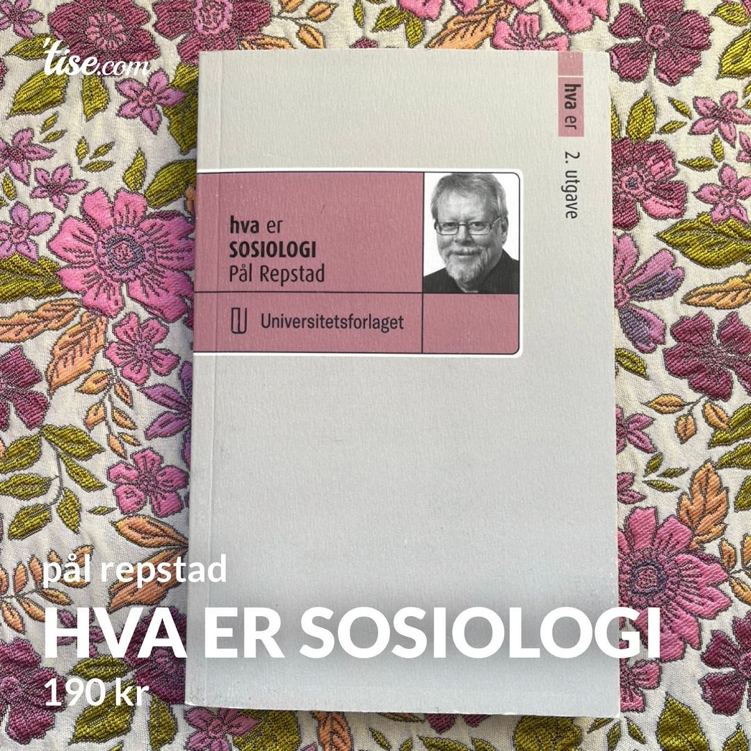 hva er sosiologi