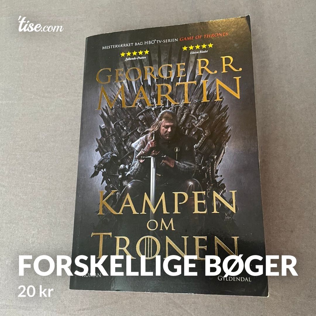 Forskellige bøger