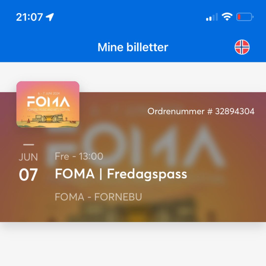 Foma festivalpass 2x