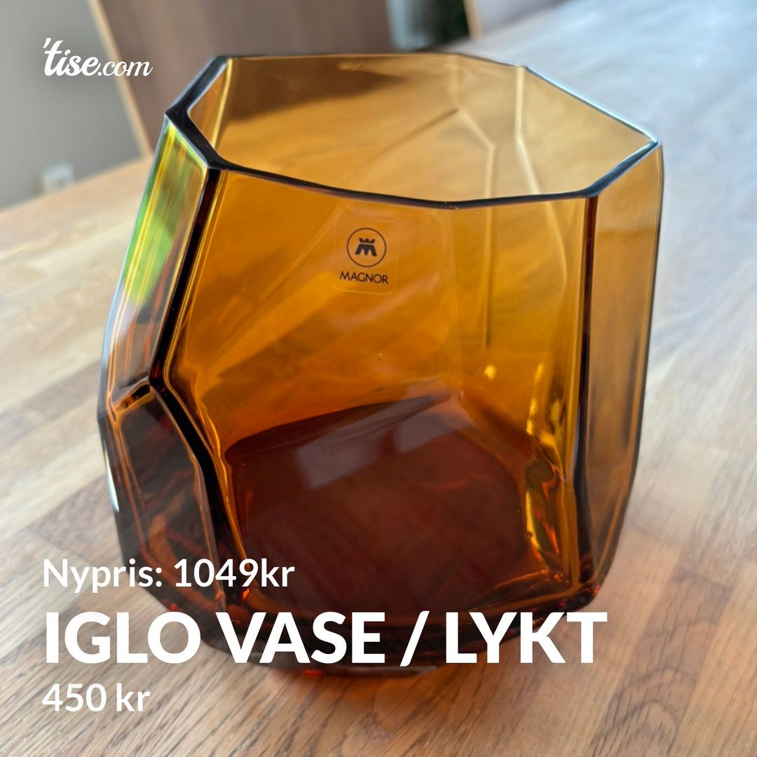 Iglo vase / lykt