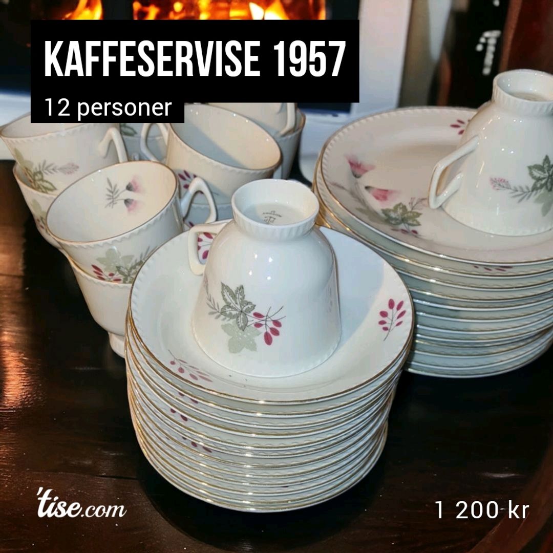 Kaffeservise 1957