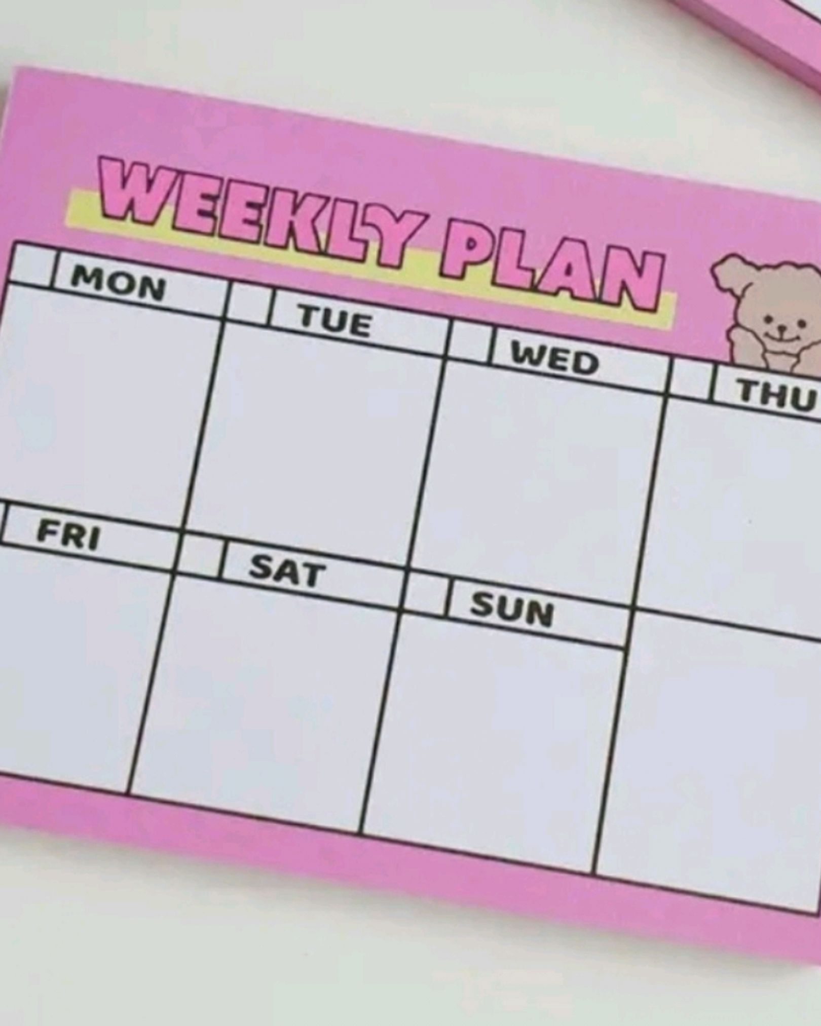 Weekly Plan