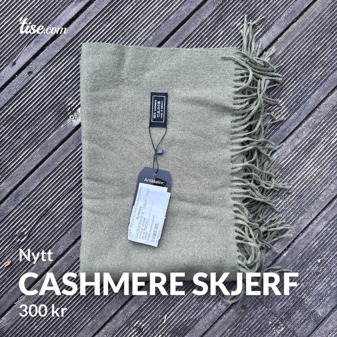 Cashmere skjerf