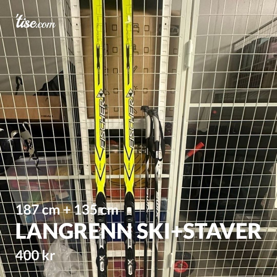 Langrenn ski+staver