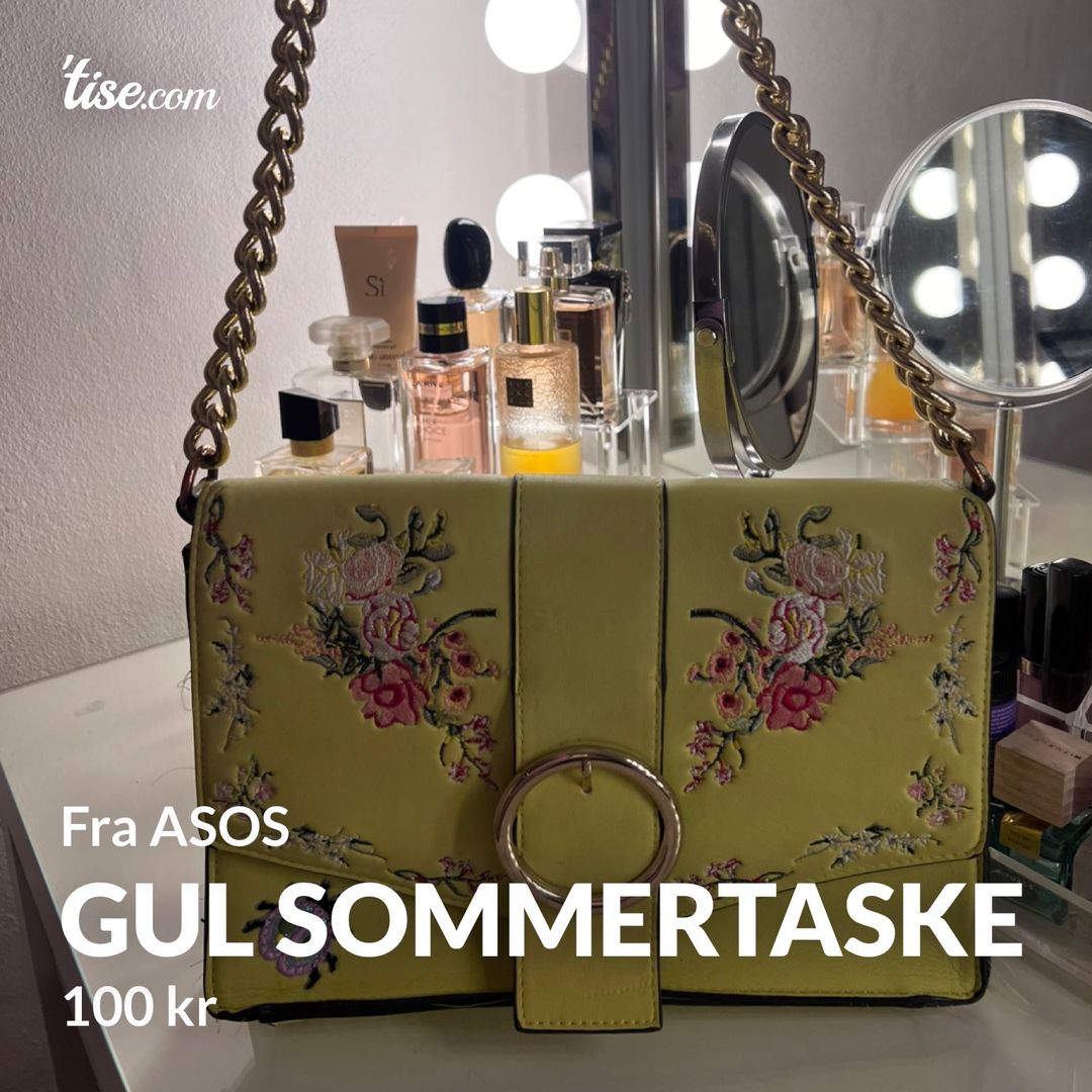 Gul sommertaske