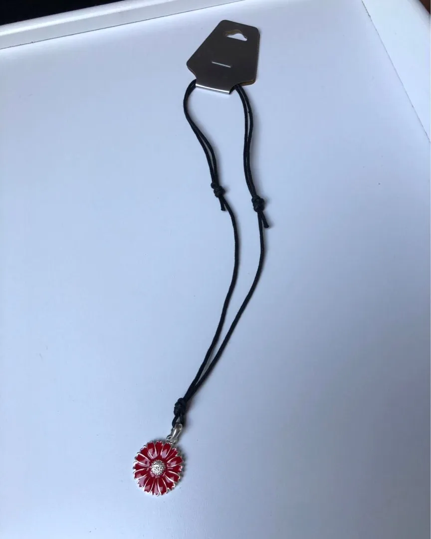 Y2k flower necklace