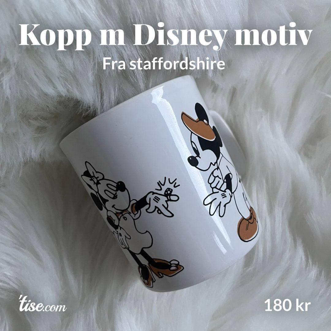 Kopp m Disney motiv