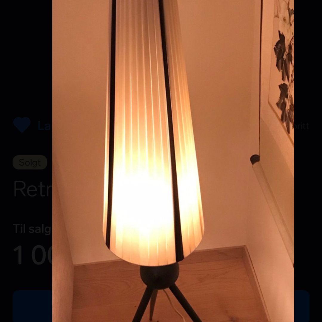 Unik retro lampe