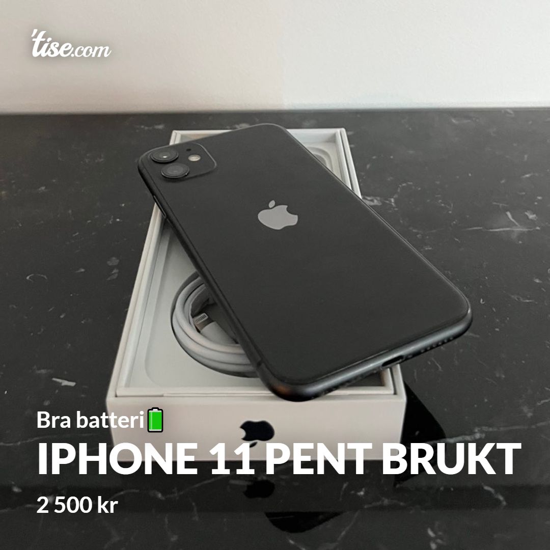 iPhone 11 Pent Brukt