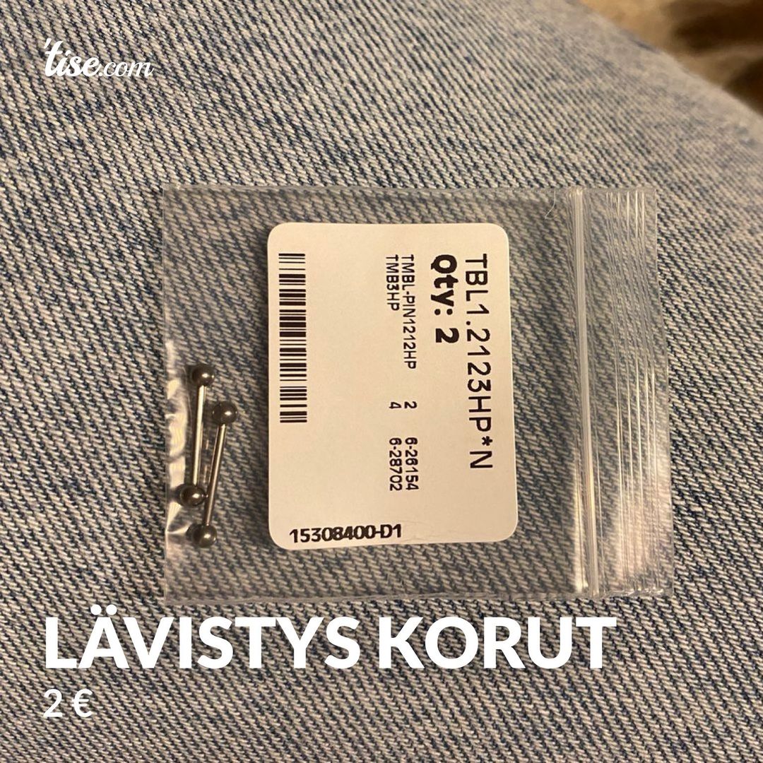 Lävistys korut