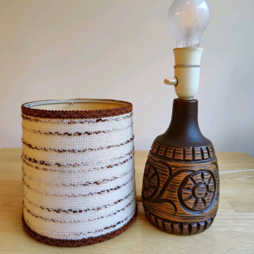 Retro keramikklampe