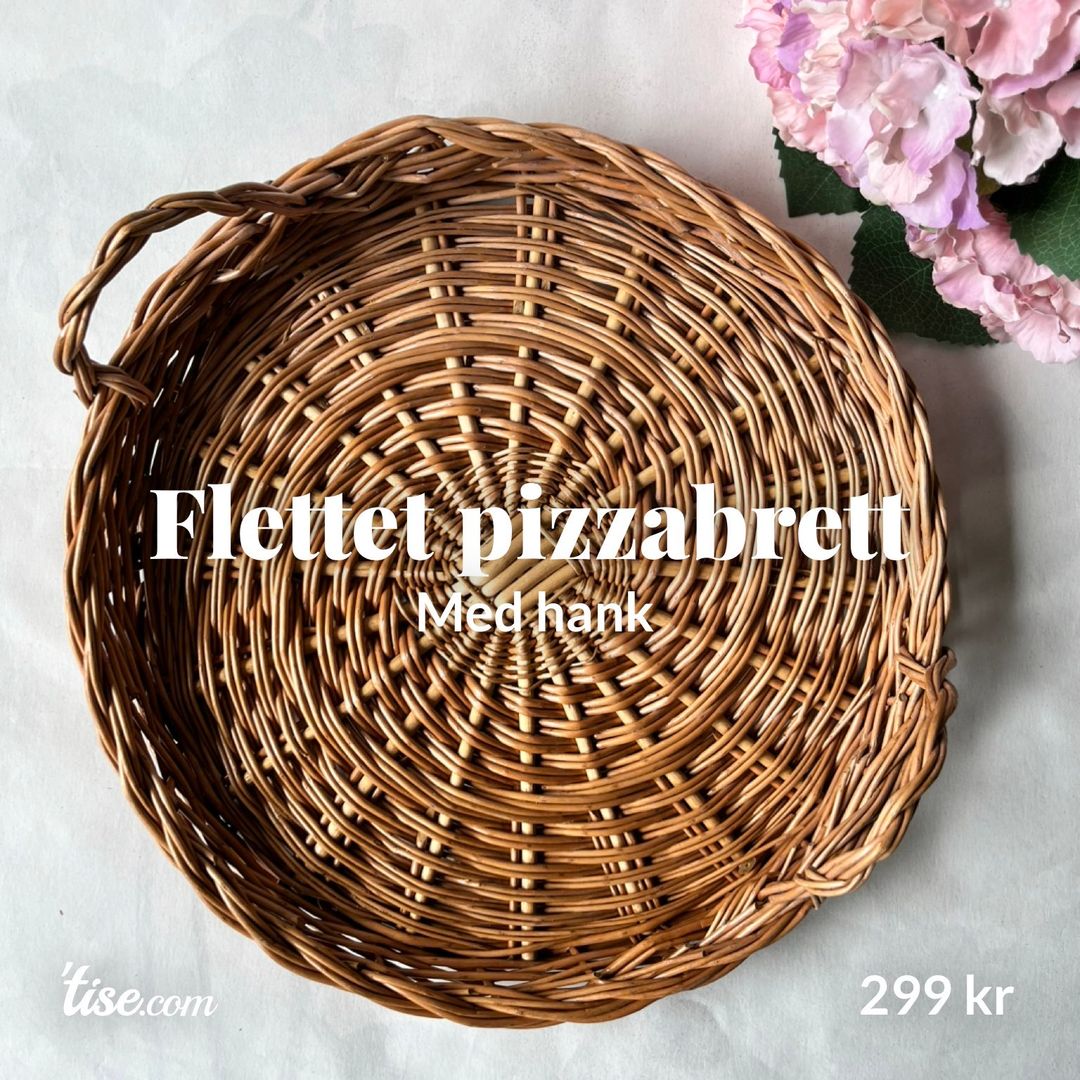 Flettet pizzabrett