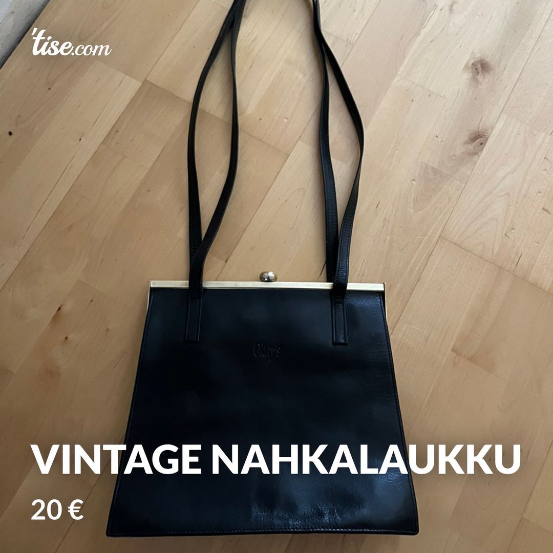 Vintage nahkalaukku