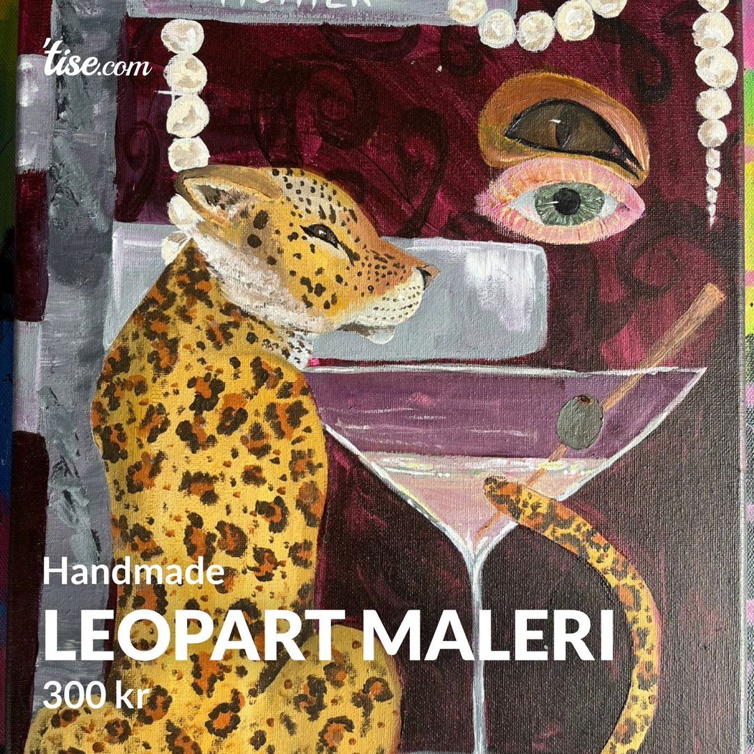 Leopart maleri