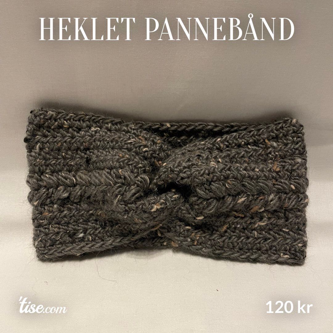 Heklet pannebånd