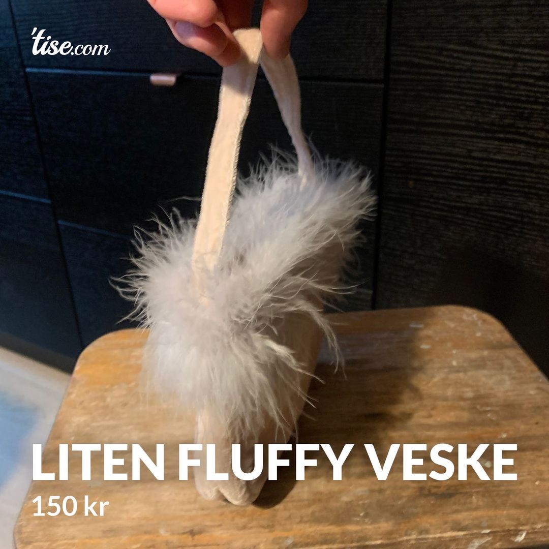 Liten fluffy veske